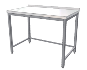Nerezový stůl s trnoží 1300x800x850 mm