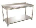 Nerezový stůl s policí 900x700x850 mm