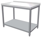 Nerezový stůl s policí 1500x600x850 mm