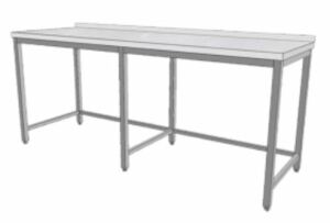 Nerezový stůl s trnoží 2700x700x850 mm