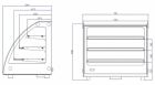 Stolní teplá vitrína NORDline RTR 130L-2