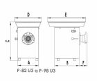 Řezačka masa P-82 U3