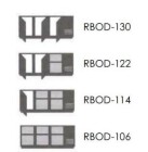 Chladící stůl barový s agregátem RBOD-114E
