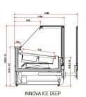 Zmrzlinová vitrína INNOVACE DEEP ICE 175