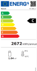 Chladicí vitrína NORDline RT 400L-2 BLACK