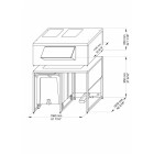 Zásobník na led DRB 500 Double Roller Bin