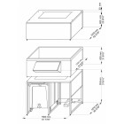 Zásobník na led DRB 1200 Double Roller Bin