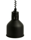 Infra lampa závěsná - černá